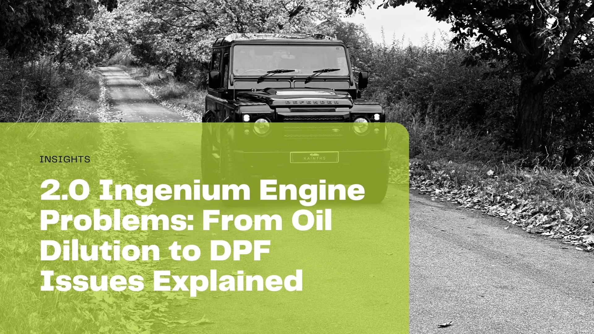 2.0 Ingenium Engine Problems: From Oil Dilution to DPF Issues